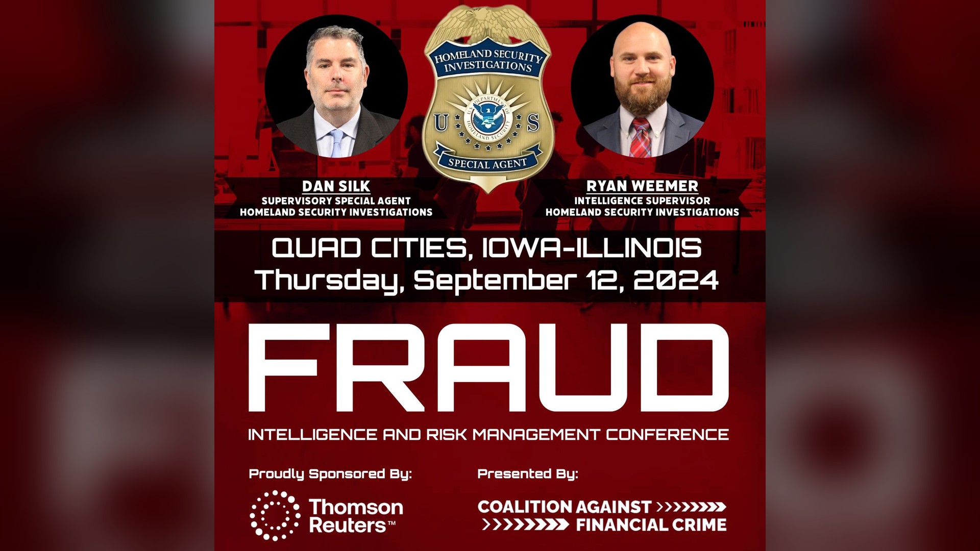 Fraud Intelligence and Risk Management Conference – Quad Cities, Iowa–Illinois