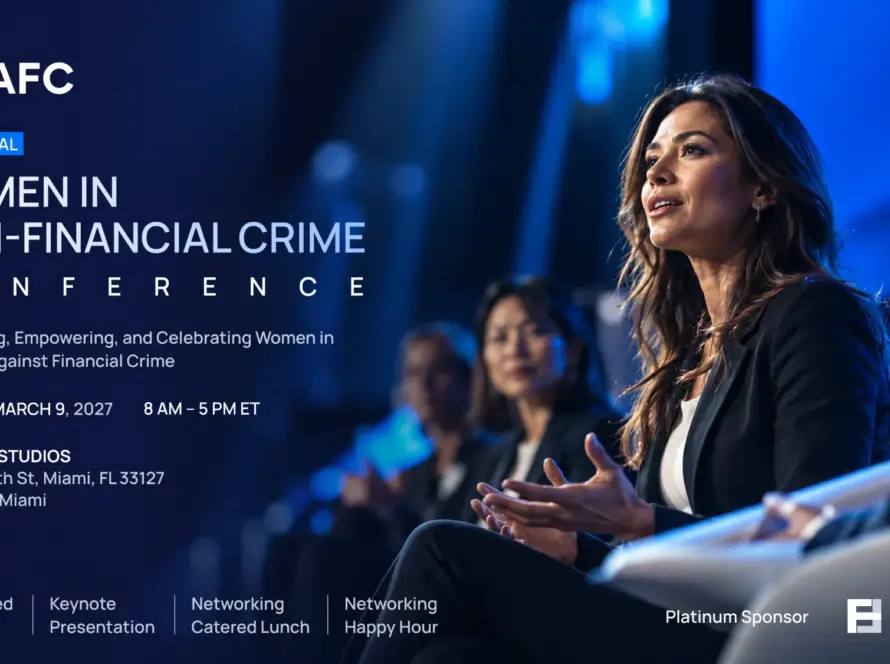 3rd Annual CAFC Women in Anti-Financial Crime Conference, Tuesday, March 9, 2027, 8 AM to 5 PM ET, 555 Miami Studios, Wynwood, Miami